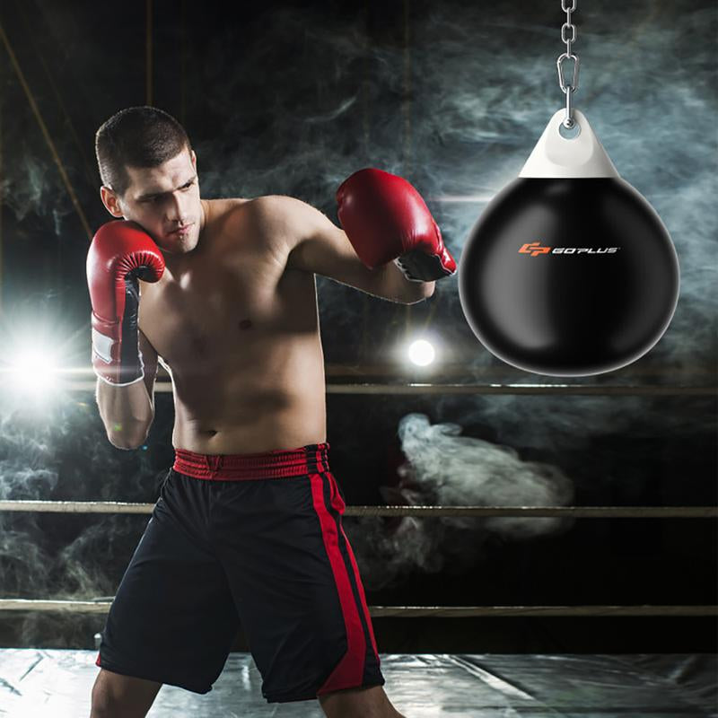 21 Inch Adjustable Water Punching Bag with Durable Metal Chain for Ultimate Boxing Workout