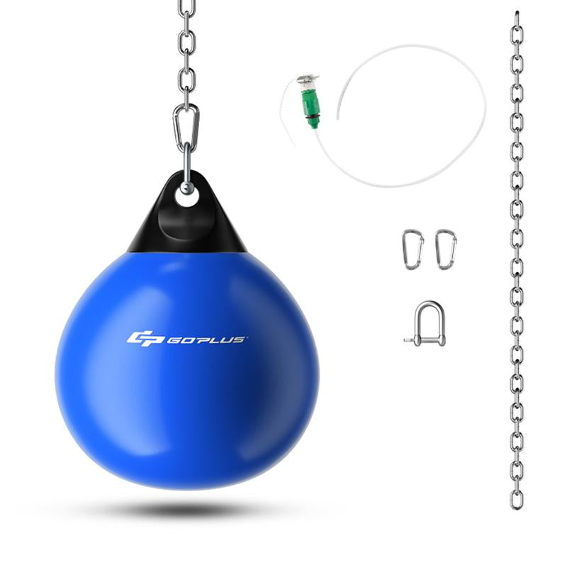 21 Inch Adjustable Water Punching Bag with Durable Metal Chain for Ultimate Boxing Workout